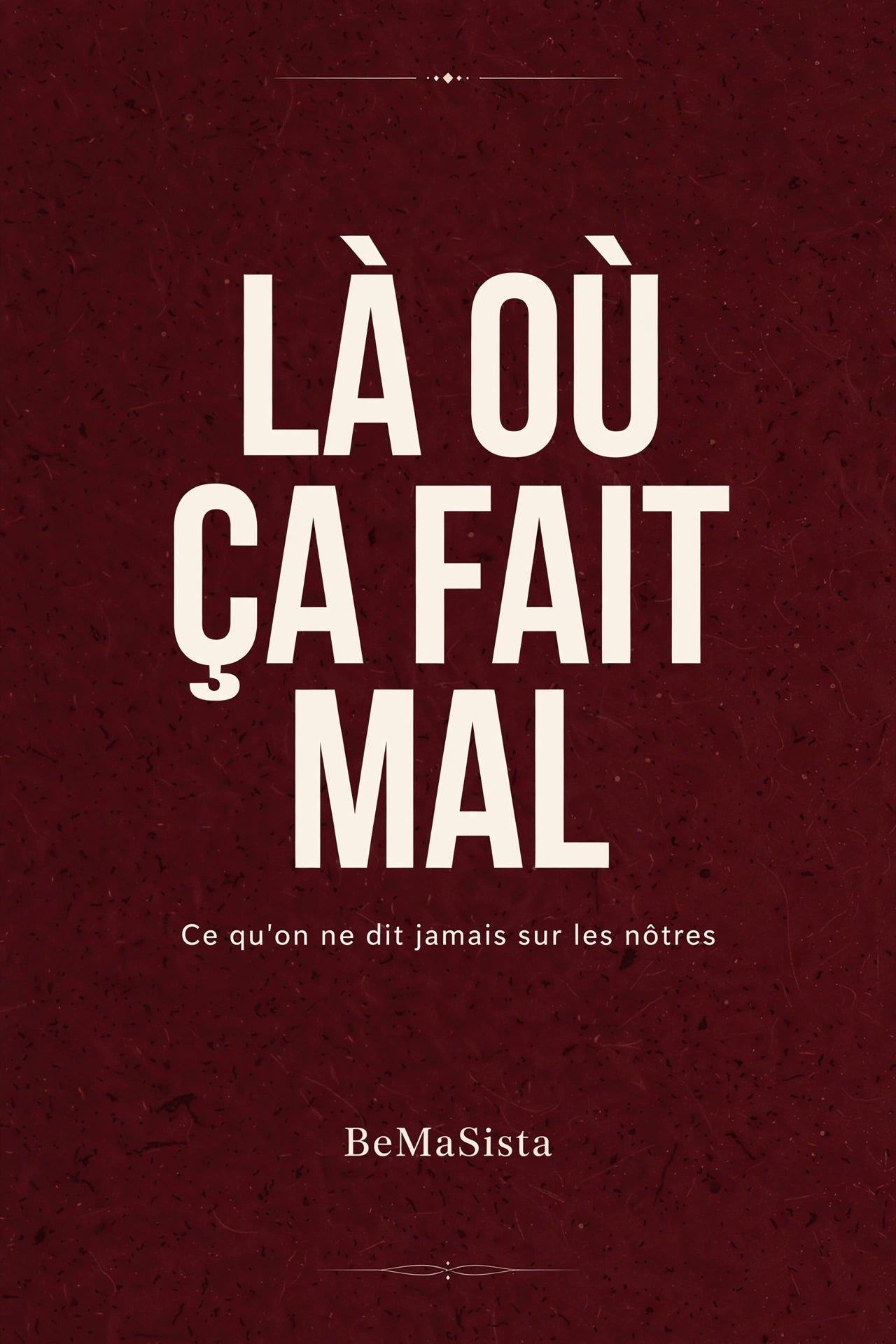 E-BOOK - LÀ OÙ ÇA FAIT MAL